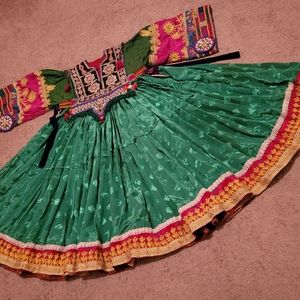 Vantage Afghan boho japse dress very old.